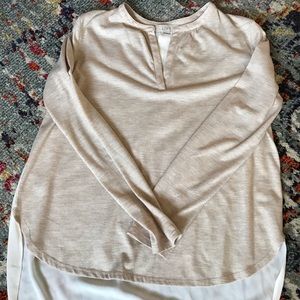 Tan tunic shirt